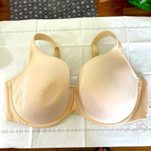 Beige underwire everyday bra. Comfortable and supportive.